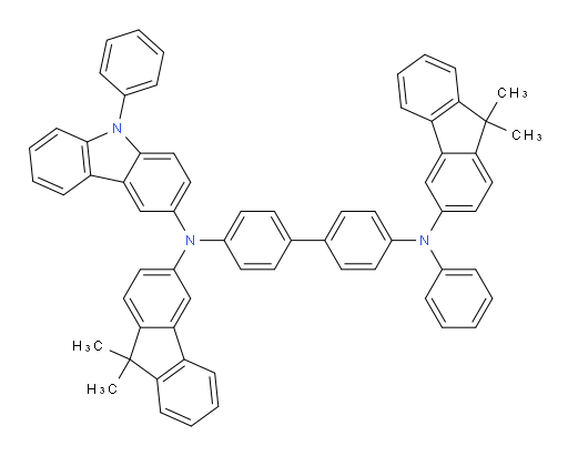 N4,N4'-bis(9,9-dimethyl-9H-fluoren-3-yl)-N4-phenyl-N4'-(9-phenyl-9H-carbazol-3-yl)-[1,1'-biphenyl]-4,4'-diamine