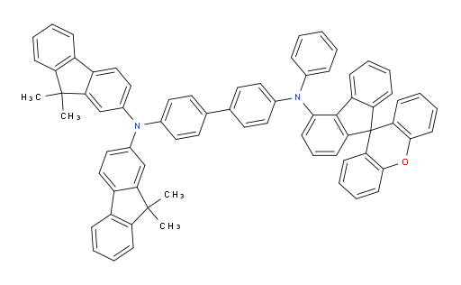 N4,N4-bis(9,9-dimethyl-9H-fluoren-2-yl)-N4'-phenyl-N4'-(spiro[fluorene-9,9'-xanthen]-4-yl)-[1,1'-biphenyl]-4,4'-diamine
