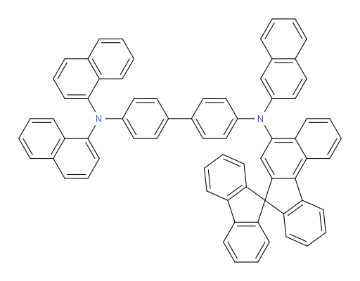 N4,N4-di(naphthalen-1-yl)-N4'-(naphthalen-2-yl)-N4'-(spiro[benzo[c]fluorene-7,9'-fluoren]-5-yl)-[1,1'-biphenyl]-4,4'-diamine