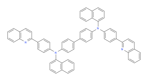 N4,N4'-di(naphthalen-1-yl)-N4,N4'-bis(4-(quinolin-2-yl)phenyl)-[1,1'-biphenyl]-4,4'-diamine