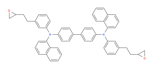 N4,N4'-di(naphthalen-1-yl)-N4,N4'-bis(3-(2-(oxiran-2-yl)ethyl)phenyl)-[1,1'-biphenyl]-4,4'-diamine