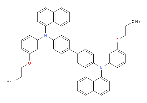 N4,N4'-di(naphthalen-1-yl)-N4,N4'-bis(3-propoxyphenyl)-[1,1'-biphenyl]-4,4'-diamine