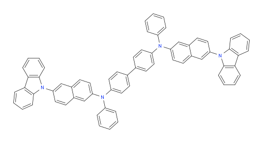 N4,N4'-bis(6-(9H-carbazol-9-yl)naphthalen-2-yl)-N4,N4'-diphenyl-[1,1'-biphenyl]-4,4'-diamine