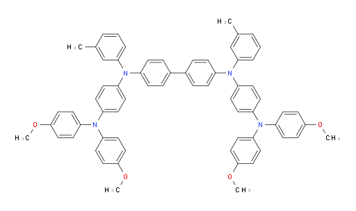 N1,N1'-([1,1'-biphenyl]-4,4'-diyl)bis(N4,N4-bis(4-methoxyphenyl)-N1-(m-tolyl)benzene-1,4-diamine)