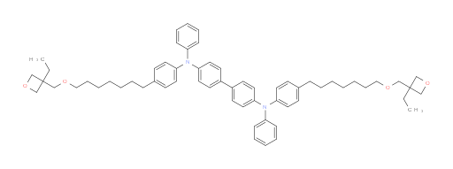 N4,N4'-bis(4-(7-((3-ethyloxetan-3-yl)methoxy)heptyl)phenyl)-N4,N4'-diphenyl-[1,1'-biphenyl]-4,4'-diamine