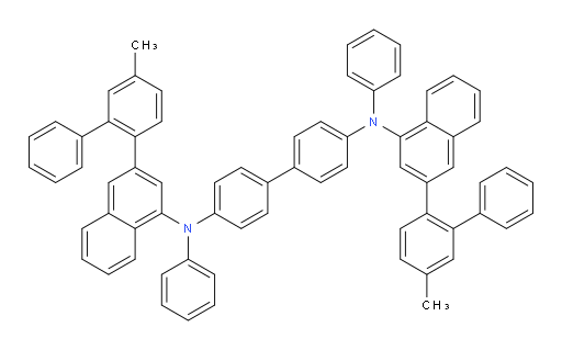 N4,N4'-bis(3-(5-methyl-[1,1'-biphenyl]-2-yl)naphthalen-1-yl)-N4,N4'-diphenyl-[1,1'-biphenyl]-4,4'-diamine