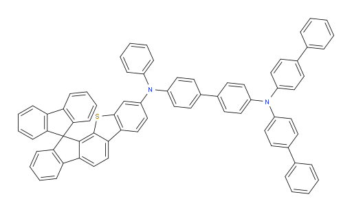 N4,N4-di([1,1'-biphenyl]-4-yl)-N4'-phenyl-N4'-(spiro[benzo[b]fluoreno[2,1-d]thiophene-12,9'-fluoren]-9-yl)-[1,1'-biphenyl]-4,4'-diamine