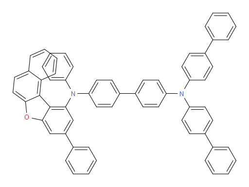 N4,N4-di([1,1'-biphenyl]-4-yl)-N4'-phenyl-N4'-(9-phenylnaphtho[2,1-b]benzofuran-11-yl)-[1,1'-biphenyl]-4,4'-diamine