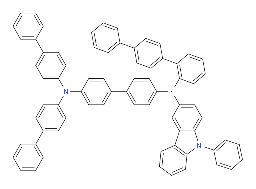 N4,N4-di([1,1'-biphenyl]-4-yl)-N4'-([1,1':4',1''-terphenyl]-2-yl)-N4'-(9-phenyl-9H-carbazol-3-yl)-[1,1'-biphenyl]-4,4'-diamine