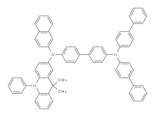 N4,N4-di([1,1'-biphenyl]-4-yl)-N4'-(9,9-dimethyl-10-phenyl-9,10-dihydroacridin-2-yl)-N4'-(naphthalen-2-yl)-[1,1'-biphenyl]-4,4'-diamine