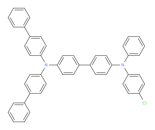 N4,N4-di([1,1'-biphenyl]-4-yl)-N4'-(4-chlorophenyl)-N4'-phenyl-[1,1'-biphenyl]-4,4'-diamine