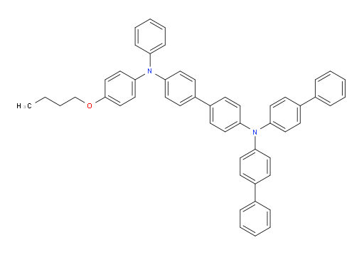 N4,N4-di([1,1'-biphenyl]-4-yl)-N4'-(4-butoxyphenyl)-N4'-phenyl-[1,1'-biphenyl]-4,4'-diamine