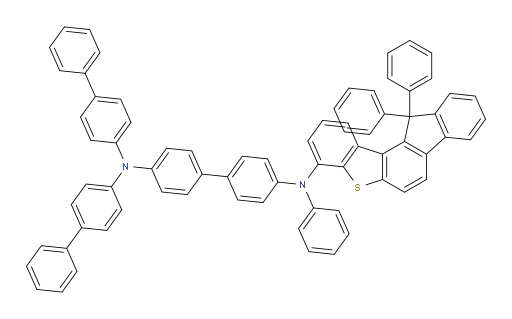 N4,N4-di([1,1'-biphenyl]-4-yl)-N4'-(12,12-diphenyl-12H-benzo[b]fluoreno[1,2-d]thiophen-4-yl)-N4'-phenyl-[1,1'-biphenyl]-4,4'-diamine