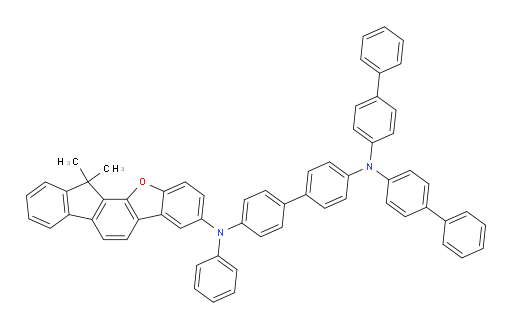 N4,N4-di([1,1'-biphenyl]-4-yl)-N4'-(12,12-dimethyl-12H-fluoreno[1,2-b]benzofuran-8-yl)-N4'-phenyl-[1,1'-biphenyl]-4,4'-diamine