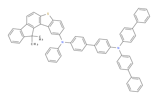 N4,N4-di([1,1'-biphenyl]-4-yl)-N4'-(12,12-dimethyl-12H-benzo[b]fluoreno[1,2-d]thiophen-2-yl)-N4'-phenyl-[1,1'-biphenyl]-4,4'-diamine