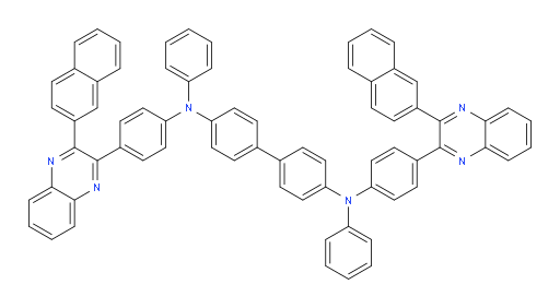 N4,N4'-bis(4-(3-(naphthalen-2-yl)quinoxalin-2-yl)phenyl)-N4,N4'-diphenyl-[1,1'-biphenyl]-4,4'-diamine