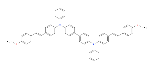 N4,N4'-bis(4-((E)-4-methoxystyryl)phenyl)-N4,N4'-diphenyl-[1,1'-biphenyl]-4,4'-diamine