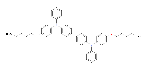 N4,N4'-bis(4-(pentyloxy)phenyl)-N4,N4'-diphenyl-[1,1'-biphenyl]-4,4'-diamine