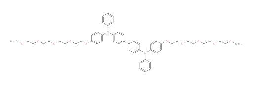 N4,N4'-bis(4-(2,5,8,11-tetraoxatridecan-13-yloxy)phenyl)-N4,N4'-diphenyl-[1,1'-biphenyl]-4,4'-diamine