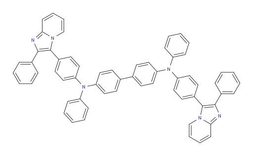 N4,N4'-diphenyl-N4,N4'-bis(4-(2-phenylimidazo[1,2-a]pyridin-3-yl)phenyl)-[1,1'-biphenyl]-4,4'-diamine