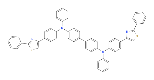 N4,N4'-diphenyl-N4,N4'-bis(4-(2-phenylthiazol-4-yl)phenyl)-[1,1'-biphenyl]-4,4'-diamine