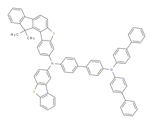 N4,N4-di([1,1'-biphenyl]-4-yl)-N4'-(dibenzo[b,d]thiophen-2-yl)-N4'-(12,12-dimethyl-12H-benzo[b]fluoreno[1,2-d]thiophen-3-yl)-[1,1'-biphenyl]-4,4'-diamine