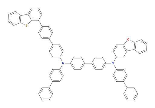 N4,N4'-di([1,1'-biphenyl]-4-yl)-N4-(dibenzo[b,d]furan-2-yl)-N4'-(4'-(dibenzo[b,d]thiophen-4-yl)-[1,1'-biphenyl]-4-yl)-[1,1'-biphenyl]-4,4'-diamine