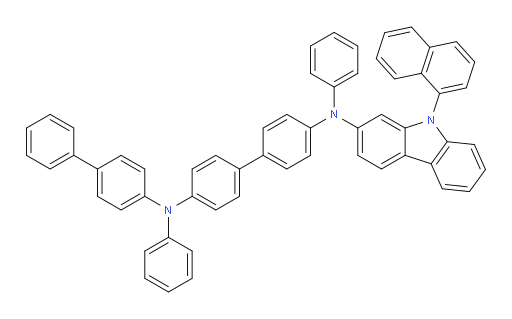 N4-([1,1'-biphenyl]-4-yl)-N4'-(9-(naphthalen-1-yl)-9H-carbazol-2-yl)-N4,N4'-diphenyl-[1,1'-biphenyl]-4,4'-diamine