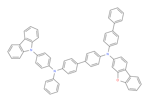 N4-(4-(9H-carbazol-9-yl)phenyl)-N4'-([1,1'-biphenyl]-4-yl)-N4'-(dibenzo[b,d]furan-3-yl)-N4-phenyl-[1,1'-biphenyl]-4,4'-diamine