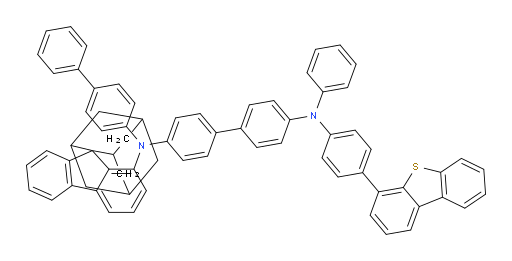 N4-([1,1'-biphenyl]-4-yl)-N4'-(4-(dibenzo[b,d]thiophen-4-yl)phenyl)-N4'-phenyl-N4-(spiro[adamantane-2,9'-fluoren]-1'-yl)-[1,1'-biphenyl]-4,4'-diamine