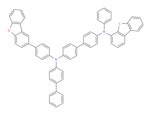 N4-([1,1'-biphenyl]-4-yl)-N4-(4-(dibenzo[b,d]furan-2-yl)phenyl)-N4'-(dibenzo[b,d]thiophen-4-yl)-N4'-phenyl-[1,1'-biphenyl]-4,4'-diamine