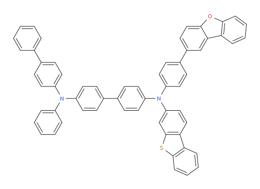 N4-([1,1'-biphenyl]-4-yl)-N4'-(4-(dibenzo[b,d]furan-2-yl)phenyl)-N4'-(dibenzo[b,d]thiophen-3-yl)-N4-phenyl-[1,1'-biphenyl]-4,4'-diamine