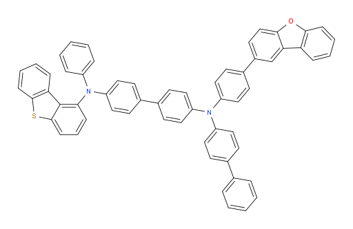 N4-([1,1'-biphenyl]-4-yl)-N4-(4-(dibenzo[b,d]furan-2-yl)phenyl)-N4'-(dibenzo[b,d]thiophen-1-yl)-N4'-phenyl-[1,1'-biphenyl]-4,4'-diamine