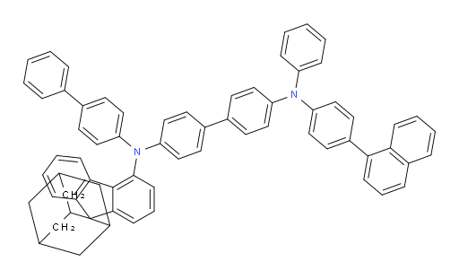 N4-([1,1'-biphenyl]-4-yl)-N4'-(4-(naphthalen-1-yl)phenyl)-N4'-phenyl-N4-(spiro[adamantane-2,9'-fluoren]-4'-yl)-[1,1'-biphenyl]-4,4'-diamine