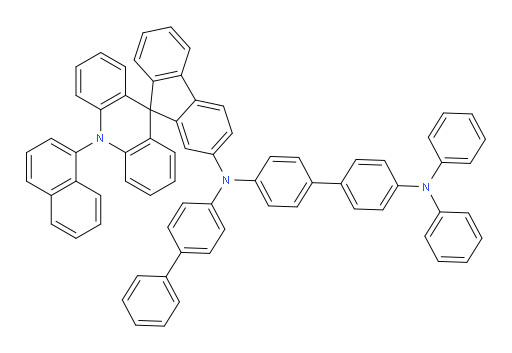 N4-([1,1'-biphenyl]-4-yl)-N4-(10-(naphthalen-1-yl)-10H-spiro[acridine-9,9'-fluoren]-2'-yl)-N4',N4'-diphenyl-[1,1'-biphenyl]-4,4'-diamine