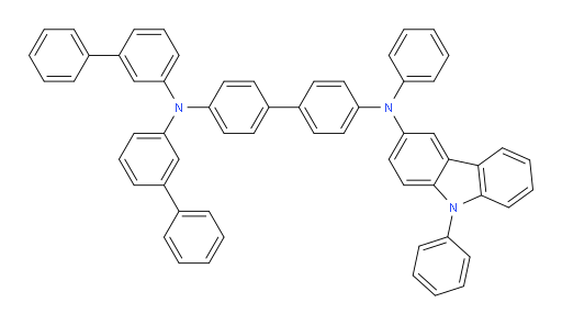 N4,N4-di([1,1'-biphenyl]-3-yl)-N4'-phenyl-N4'-(9-phenyl-9H-carbazol-3-yl)-[1,1'-biphenyl]-4,4'-diamine