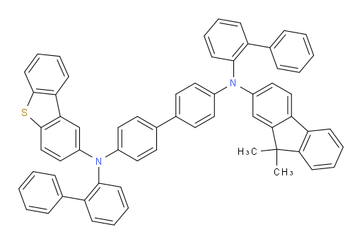 N4,N4'-di([1,1'-biphenyl]-2-yl)-N4-(dibenzo[b,d]thiophen-2-yl)-N4'-(9,9-dimethyl-9H-fluoren-2-yl)-[1,1'-biphenyl]-4,4'-diamine