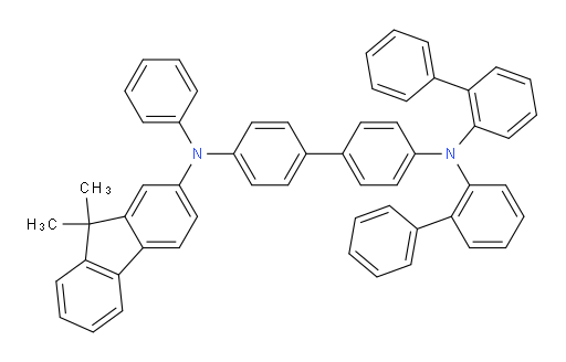 N4,N4-di([1,1'-biphenyl]-2-yl)-N4'-(9,9-dimethyl-9H-fluoren-2-yl)-N4'-phenyl-[1,1'-biphenyl]-4,4'-diamine