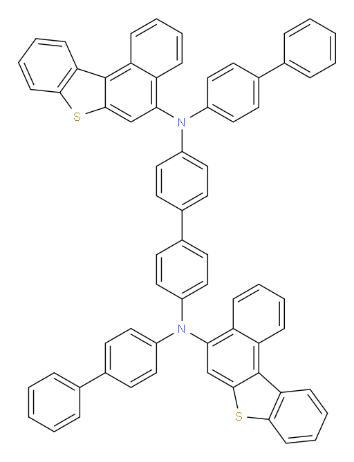 N4,N4'-di([1,1'-biphenyl]-4-yl)-N4,N4'-bis(benzo[b]naphtho[1,2-d]thiophen-5-yl)-[1,1'-biphenyl]-4,4'-diamine