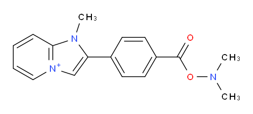 2-(4-(((dimethylamino)oxy)carbonyl)phenyl)-1-methyl-1H-imidazo[1,2-a]pyridin-4-ium