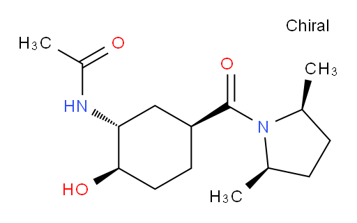 N-((1R,2R,5S)-5-((2R,5S)-2,5-dimethylpyrrolidine-1-carbonyl)-2-hydroxycyclohexyl)acetamide