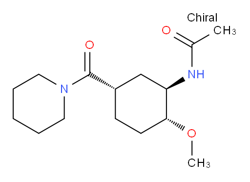 N-((1R,2R,5S)-2-methoxy-5-(piperidine-1-carbonyl)cyclohexyl)acetamide