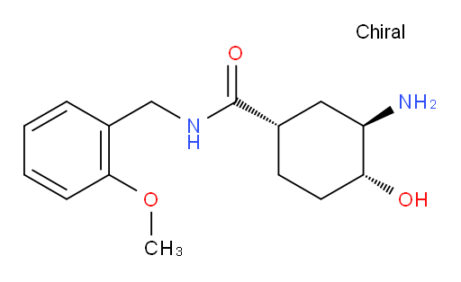 (1S,3R,4R)-3-amino-4-hydroxy-N-(2-methoxybenzyl)cyclohexanecarboxamide