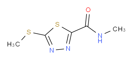 N-methyl-5-(methylthio)-1,3,4-thiadiazole-2-carboxamide