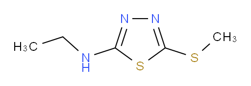 N-ethyl-5-(methylthio)-1,3,4-thiadiazol-2-amine