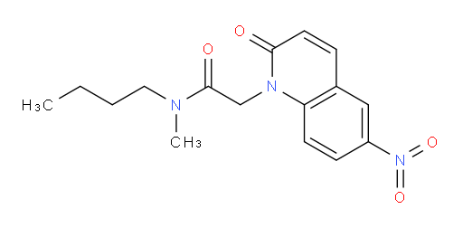 N-butyl-N-methyl-2-(6-nitro-2-oxoquinolin-1(2H)-yl)acetamide