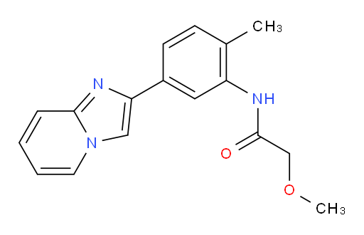 N-(5-(imidazo[1,2-a]pyridin-2-yl)-2-methylphenyl)-2-methoxyacetamide