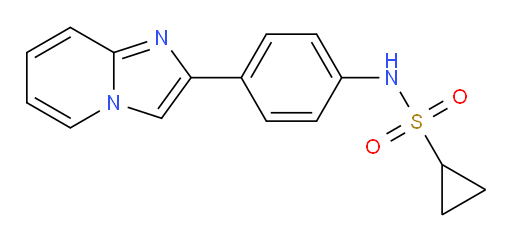 N-(4-(imidazo[1,2-a]pyridin-2-yl)phenyl)cyclopropanesulfonamide