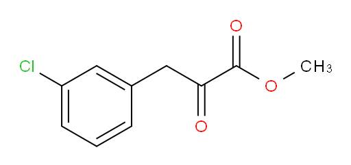 methyl 3-(3-chlorophenyl)-2-oxopropanoate