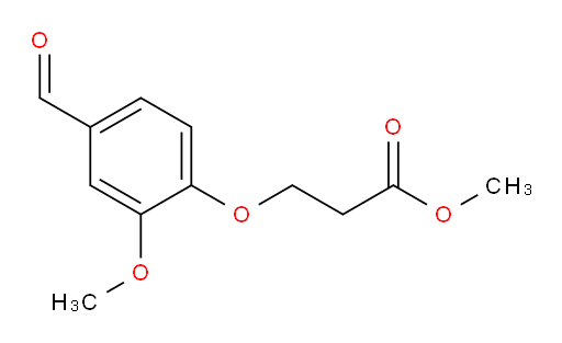 methyl 3-(4-formyl-2-methoxyphenoxy)propanoate